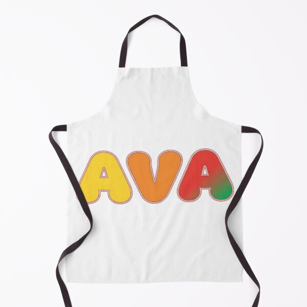 Item preview, ❤️ Ava Personalized Name Wavy Retro Shirt, Coffee Mug, Sticker Gift designed and sold by HelixPedia.