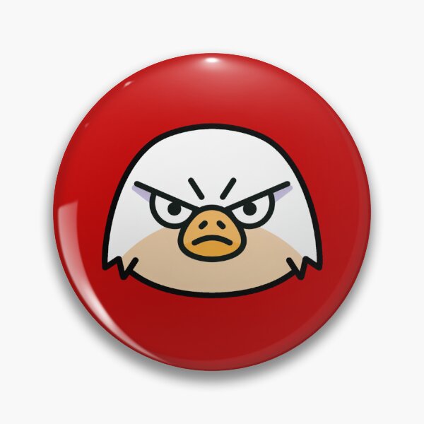 Item preview, Funny Grumpy Eagle Angry Bird Face designed and sold by SyberGen.