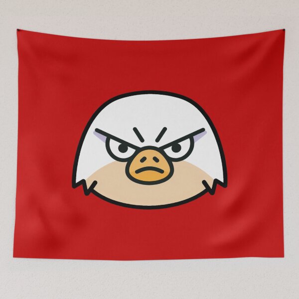 Item preview, Funny Grumpy Eagle Angry Bird Face designed and sold by SyberGen.