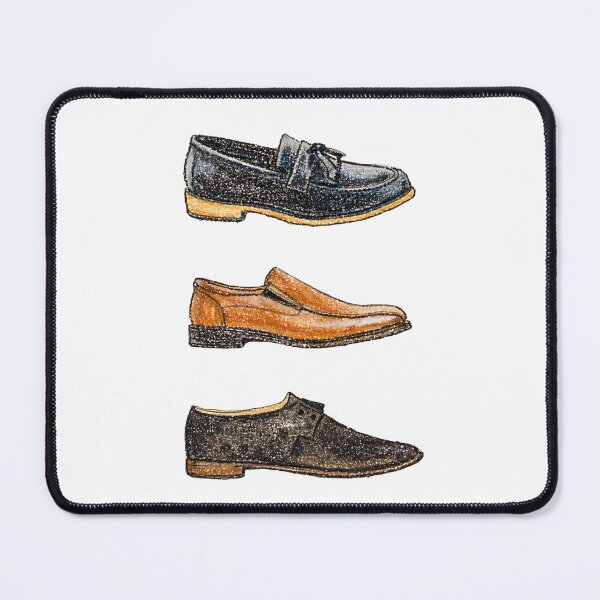 Item preview, Crayon Loafer Shoes Illustration designed and sold by LILIYASH.