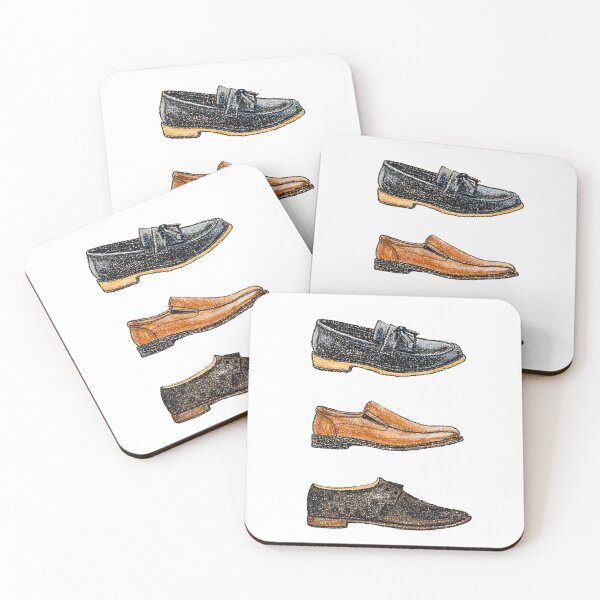 Item preview, Crayon Loafer Shoes Illustration designed and sold by LILIYASH.