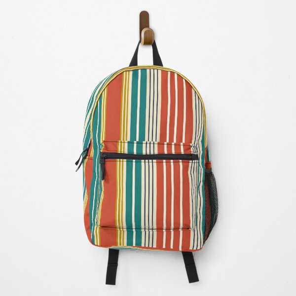 Item preview, Retro Stripes Beach Rustic-01 designed and sold by TuluaStudio.
