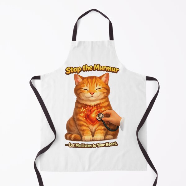 Item preview, Stop the Murmur – Veterinary Cardiology Cat Design designed and sold by Bettybee00.