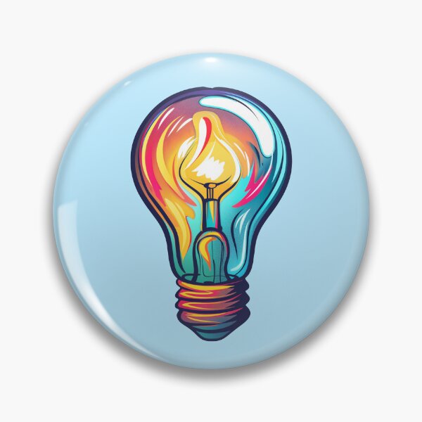 Item preview, Vibrant Colorful Lightbulb Creative Energy designed and sold by SyberGen.