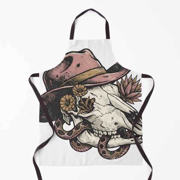 Item preview, Western Gothic Cow Skull Desert Noir Tattoo Aesthetic Floral Death Bloom designed and sold by StickyGuys.