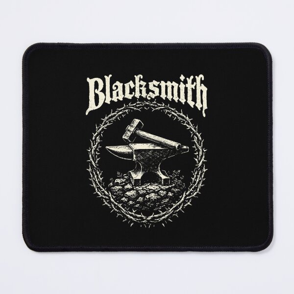 Item preview, Vintage Blacksmith Anvil Hammer Emblem designed and sold by MehMerchTees.