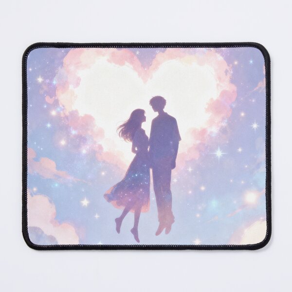Item preview, Dreamy Valentine Couple Silhouette in Starry Sky Romance Scene designed and sold by athanasioungr.