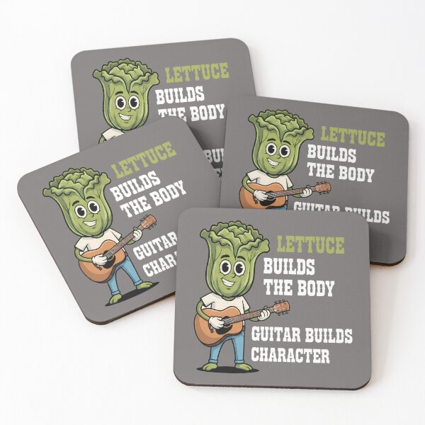 Item preview, Lettuce Playing the Guitar - National Guitar Day designed and sold by Art-Arcade6.