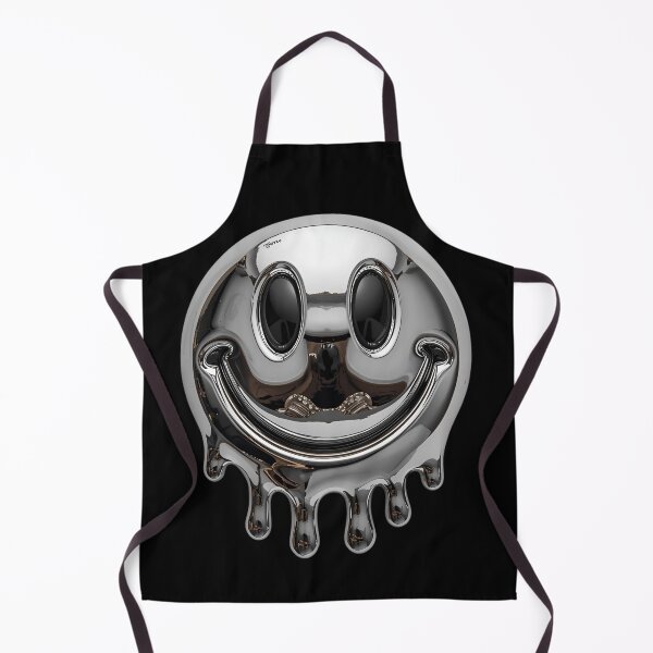 Item preview, Melting chrome smiley face 9 designed and sold by Neon G.