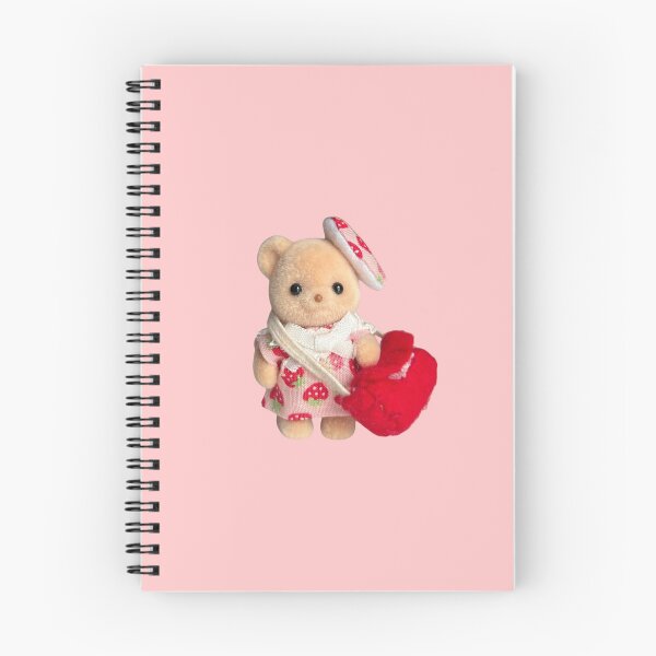 Item preview, Calico critter in strawberry outfit designed and sold by bellavincenzi.