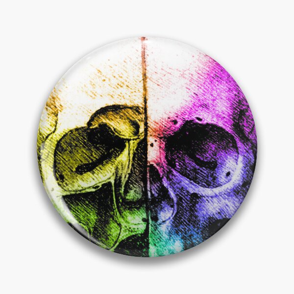 Item preview, Rainbow Skull, Leonardo DaVinci designed and sold by RischDesigns.