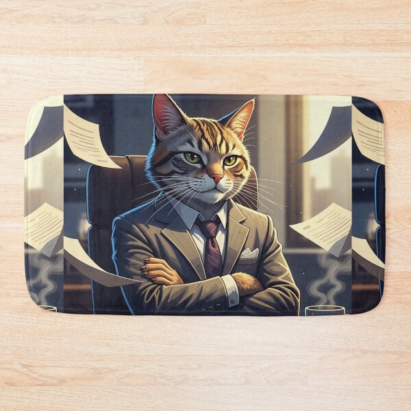 Item preview, Gato Jefe No Pide Permiso designed and sold by PetJoyPrintsCO.