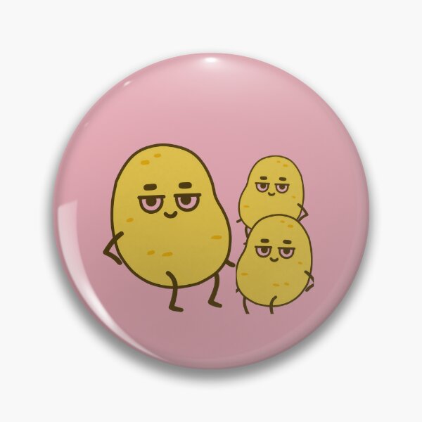 Item preview, Funny Potato Family Meme | Cute Kawaii Potato Characters designed and sold by Adappai.