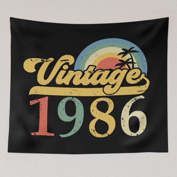 Item preview, Born in 1986 vintage 40th birthday designed and sold by Alexaltay.