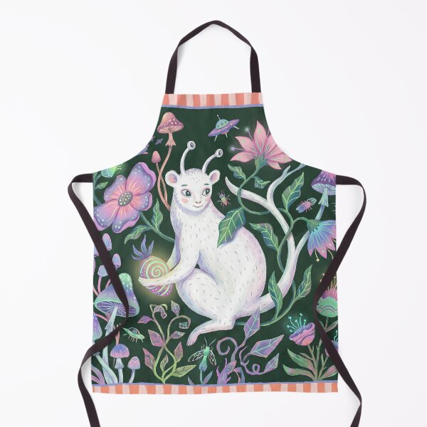 Item preview, Whimsical Alien Lemur Magic Mushroom Cosmic Forest designed and sold by zzz888.
