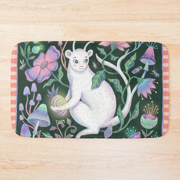 Item preview, Whimsical Alien Lemur Magic Mushroom Cosmic Forest designed and sold by zzz888.