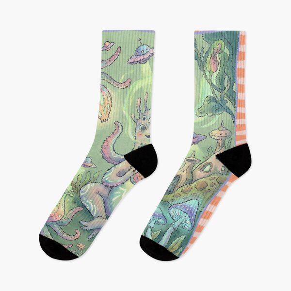 Item preview, Cute Multi Eyed Alien Monster Magical Garden Pastel designed and sold by zzz888.