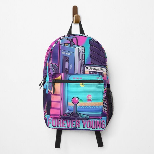Item preview, Forever Young Pixel Retro Nostalgia designed and sold by BloomOfDesign.