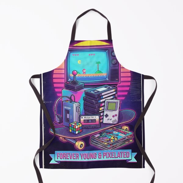 Item preview, Forever Young Pixel Retro Nostalgia designed and sold by BloomOfDesign.
