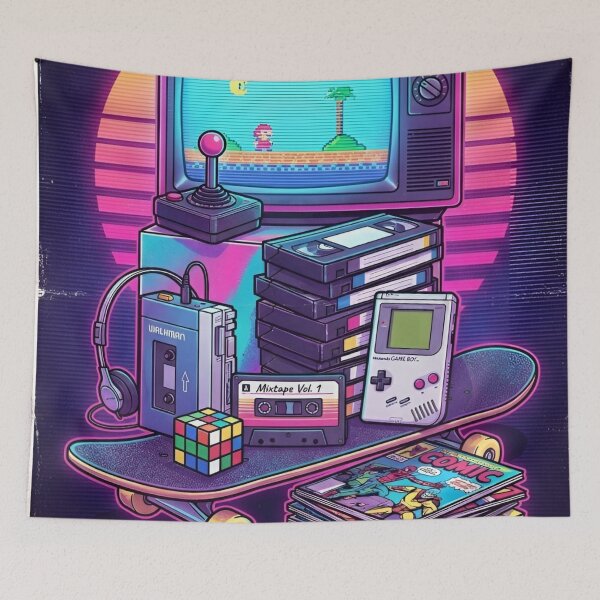 Item preview, Forever Young Pixel Retro Nostalgia designed and sold by BloomOfDesign.