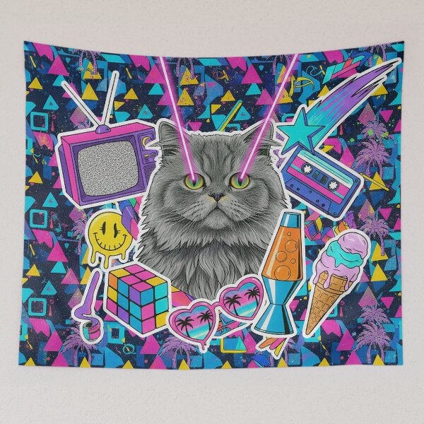 Item preview, 90s Retro Pop Art Collage designed and sold by MoonzyArt.