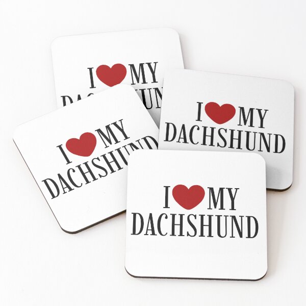 Item preview, I heart my dachshund designed and sold by lovemydoggie.