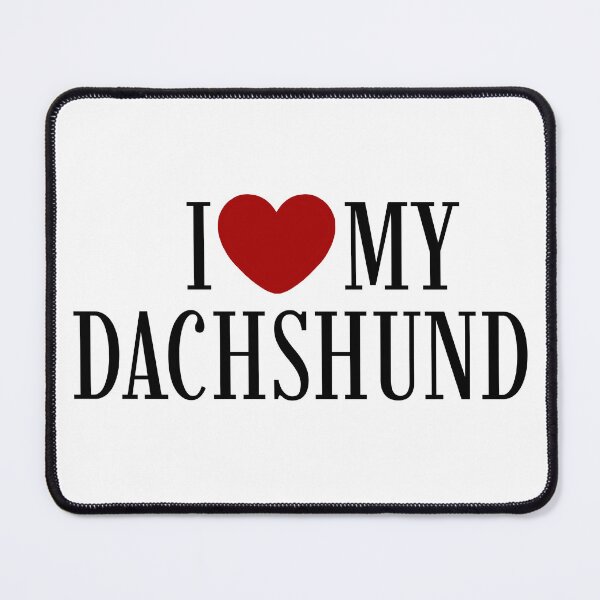 Item preview, I heart my dachshund designed and sold by lovemydoggie.