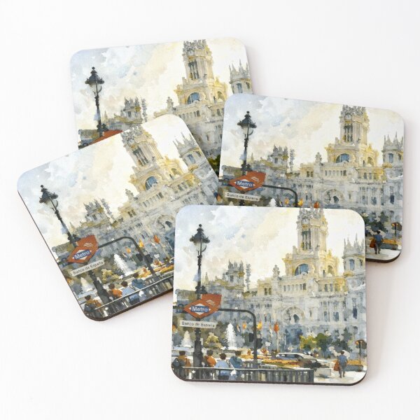 Item preview, Madrid Cibeles Watercolor designed and sold by caracatita75.