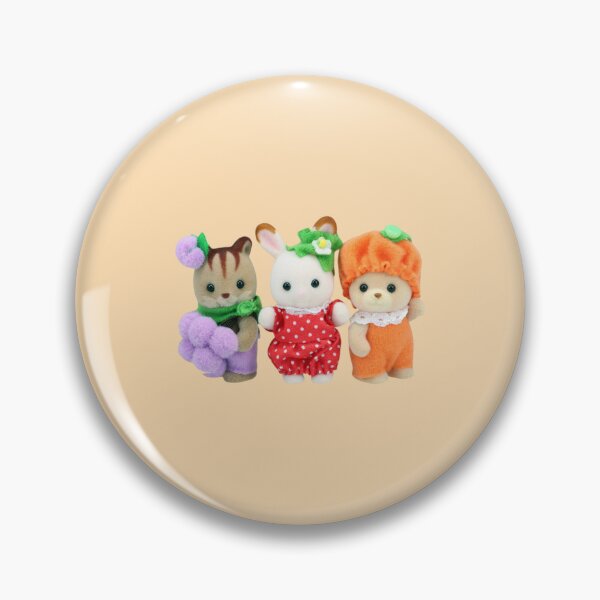 Item preview, Calico critters in fruit costumes designed and sold by bellavincenzi.