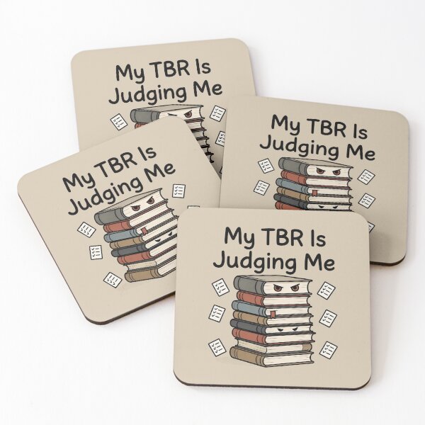 Item preview, My TBR Is Judging Me Funny Stack of Books Reader Humor designed and sold by SplashTastic.