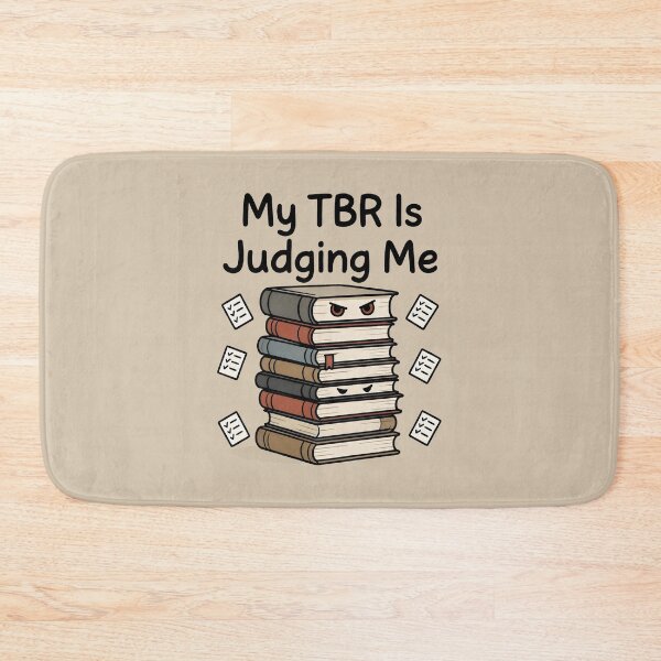 Item preview, My TBR Is Judging Me Funny Stack of Books Reader Humor designed and sold by SplashTastic.