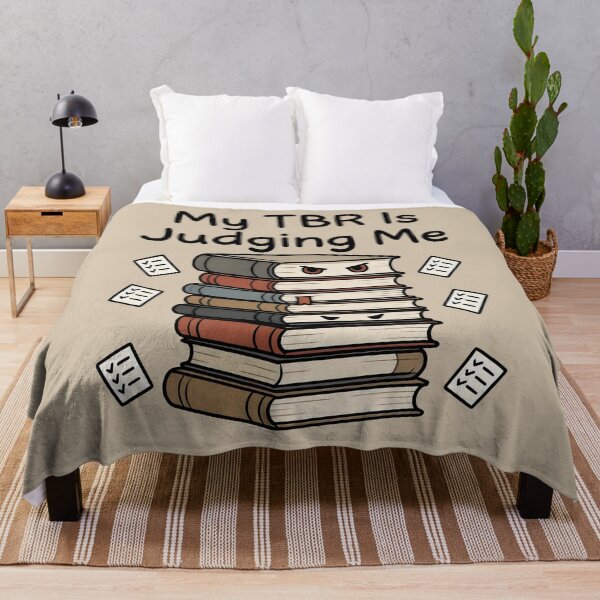 Item preview, My TBR Is Judging Me Funny Stack of Books Reader Humor designed and sold by SplashTastic.