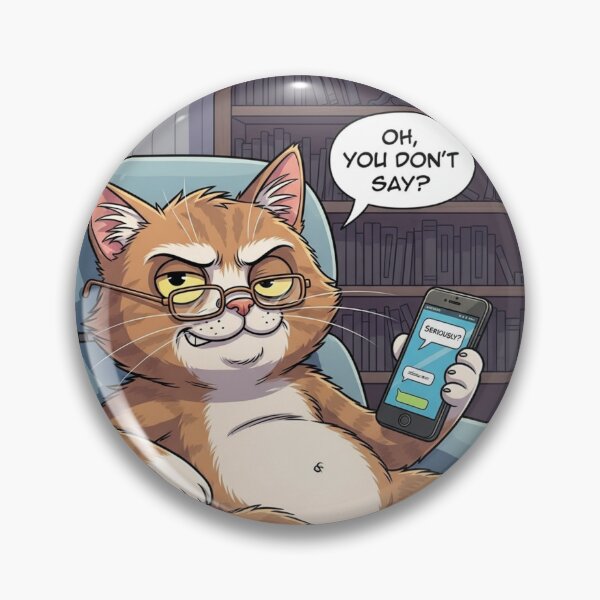 Item preview, Professional Level Sarcastic Cat designed and sold by PetJoyPrintsCO.