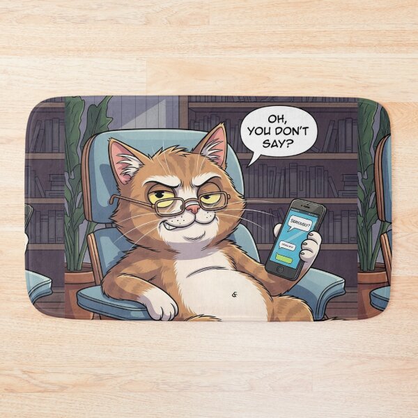 Item preview, Professional Level Sarcastic Cat designed and sold by PetJoyPrintsCO.
