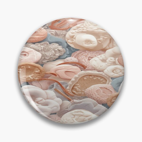 Item preview, Organic Cell Abstract Pattern in Pastels designed and sold by mari0n980.