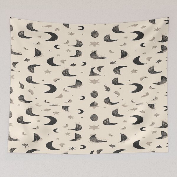 Item preview, Minimal Crescent Moon Pattern designed and sold by mari0n980.