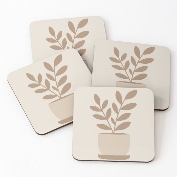 Item preview, Simple Potted Plant Illustration Minimal Decor designed and sold by stylishdzign.