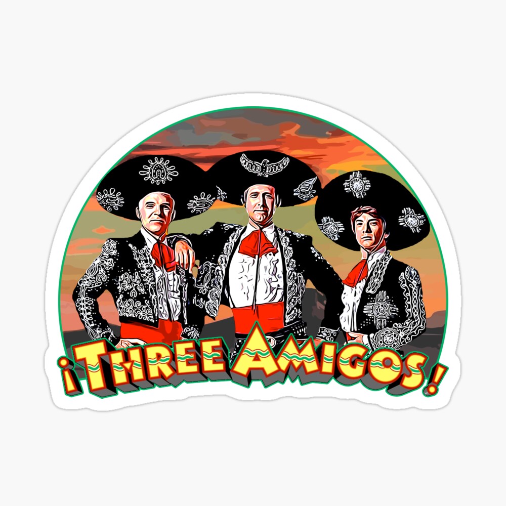 Three Amigos Art Board Print for Sale by American Artist