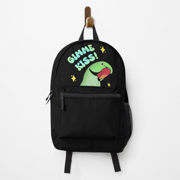 Item preview, gimme kiss - green indian ringneck designed and sold by FandomizedRose.