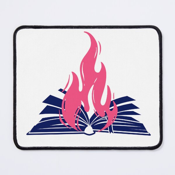 Item preview, Book On Fire Bed designed and sold by Nyxander's Bookish Catalogue.