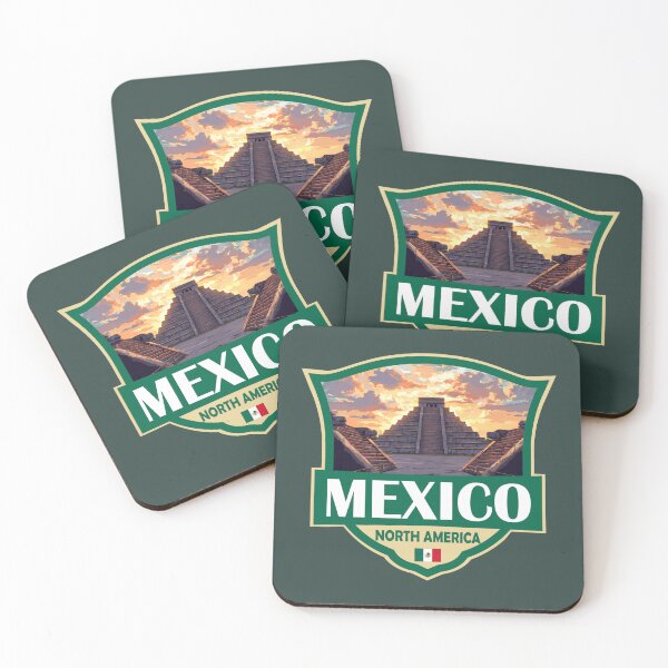 Item preview, Mexico Illustration Retro Badge designed and sold by KrisSidDesigns.