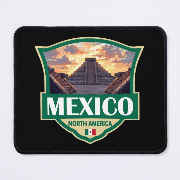 Item preview, Mexico Illustration Retro Badge designed and sold by KrisSidDesigns.