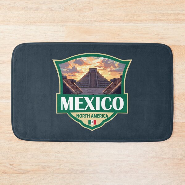 Item preview, Mexico Illustration Retro Badge designed and sold by KrisSidDesigns.