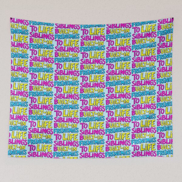 Item preview, Sibling Frenemies for Life - Funny Brother Sister Rivalry designed and sold by SholoStudio.