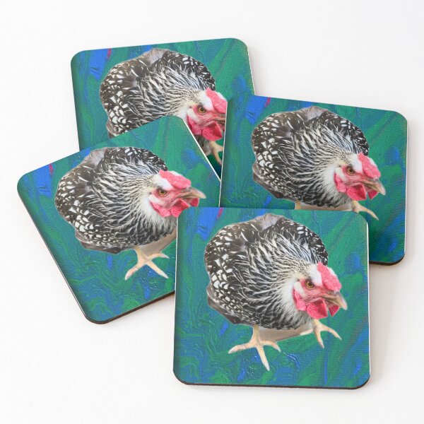 Item preview, Abstract Chicken Lovers  designed and sold by Colorsoflove613.