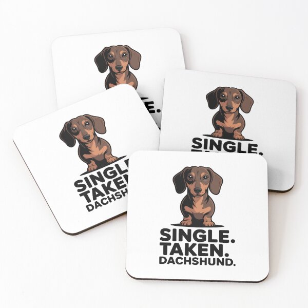 Item preview, Single Taken Dachshund – Anti Valentine Dog Shirt designed and sold by Karlas-things.