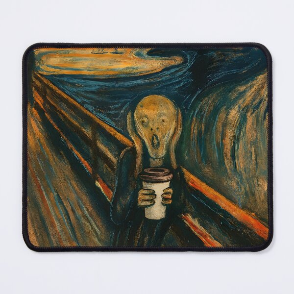 Item preview, The Scream With Coffee – Monday Mood designed and sold by WhisperFrame.