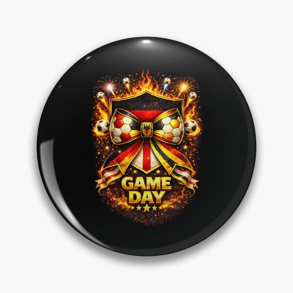 Item preview, Germany Game Day Soccer Bow Crest Design – Bold Energy Sports designed and sold by MuniraWearify.