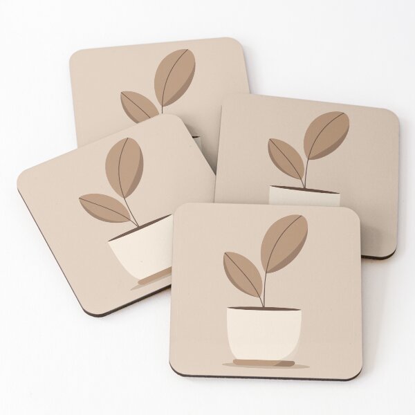 Item preview, Simple Potted Plant Illustration Minimal Decor designed and sold by stylishdzign.
