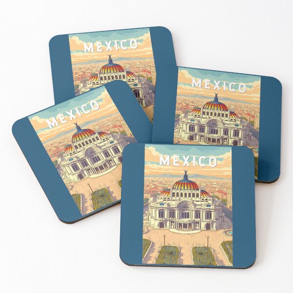 Item preview, Mexico Illustration Travel Art Vintage designed and sold by KrisSidDesigns.